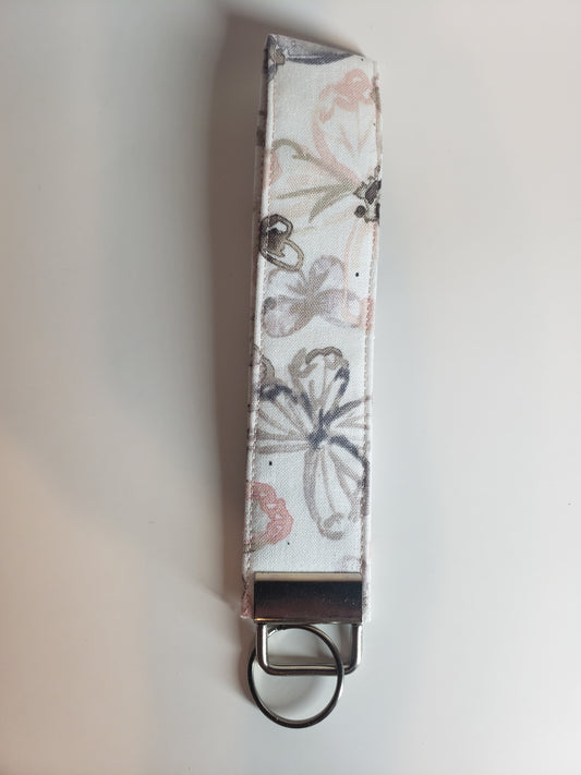 Butterfly Cotton Wristlet Strap